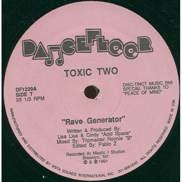 Vinyl 12" Toxic Two - Rave Generator / Acid Flash