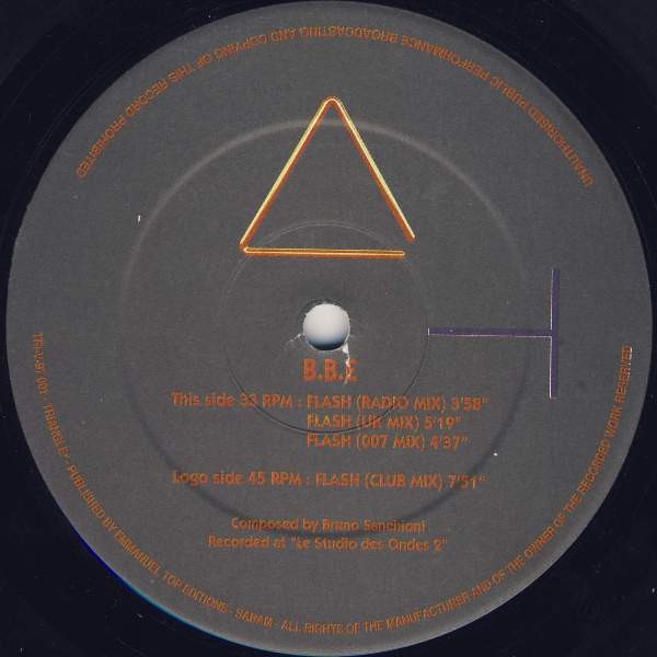 Vinyl 12" B.B.E - Flash