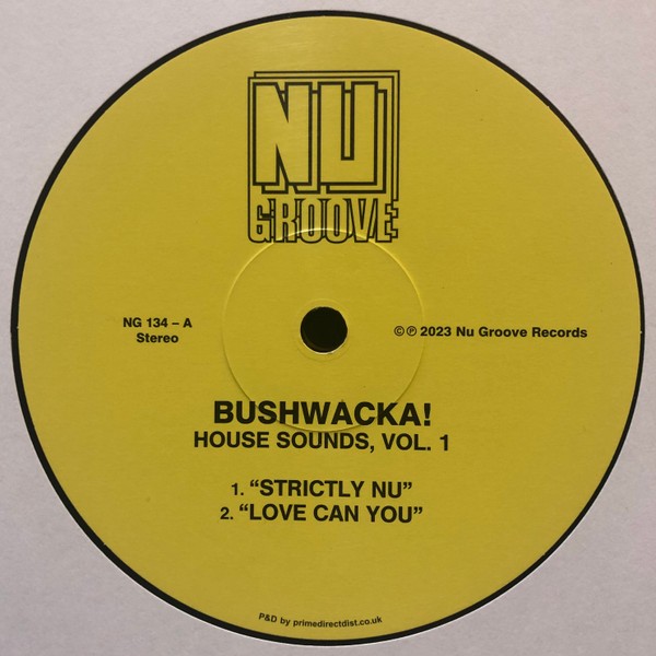 Vinyl 12" Bushwacka - House Sounds, Vol. 1