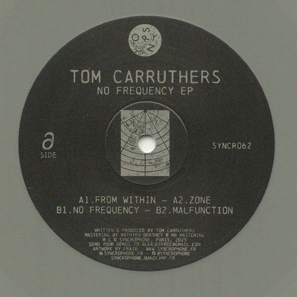 Vinyl 12" Tom Carruthers - No Frequency EP