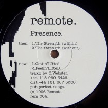 Vinyl 12" Presence (aka Charles Webster) - THE STRENGTH