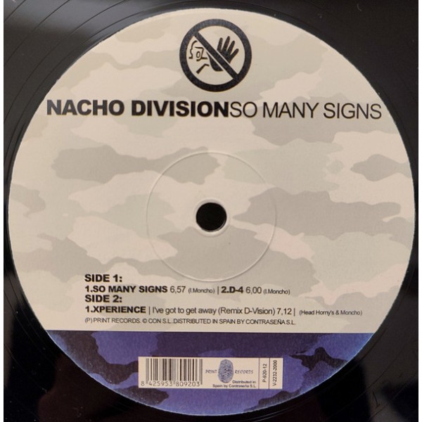 Vinyl 12" Nacho Division - So Many Signs