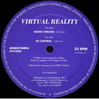 Vinyl 12" Virtual Reality - In Control