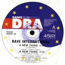 Vinyl 12" Rave International - A New Thing