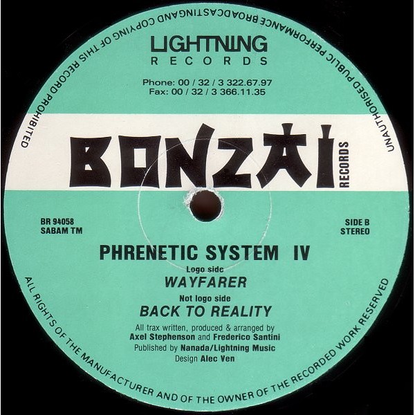 Vinilo 12" Phrenetic System - IV