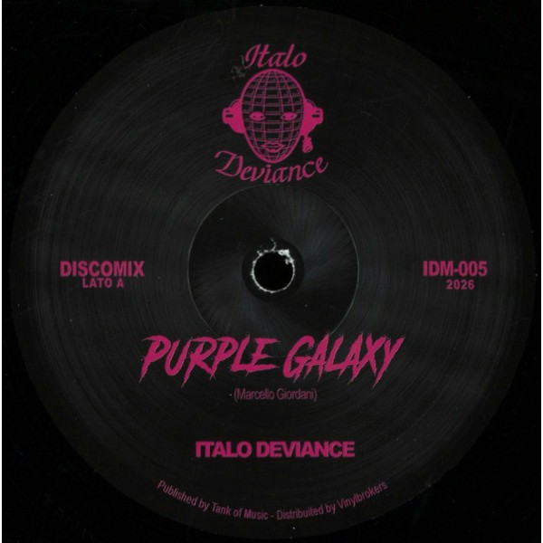 Vinyl 12" Italo Deviance - Purple Galaxy